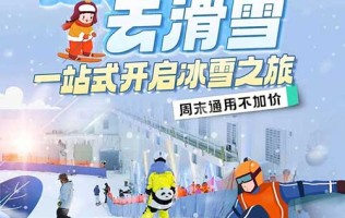 【杭州】足不出杭去滑雪！临平「雪极星城市滑雪中心」¥499/2大1小（1.5米以下）3小时滑雪