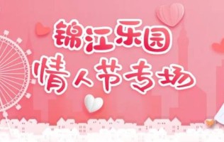 上海锦江乐园 情人节夜场双人票（A套餐）【仅限2022.2.14当日】